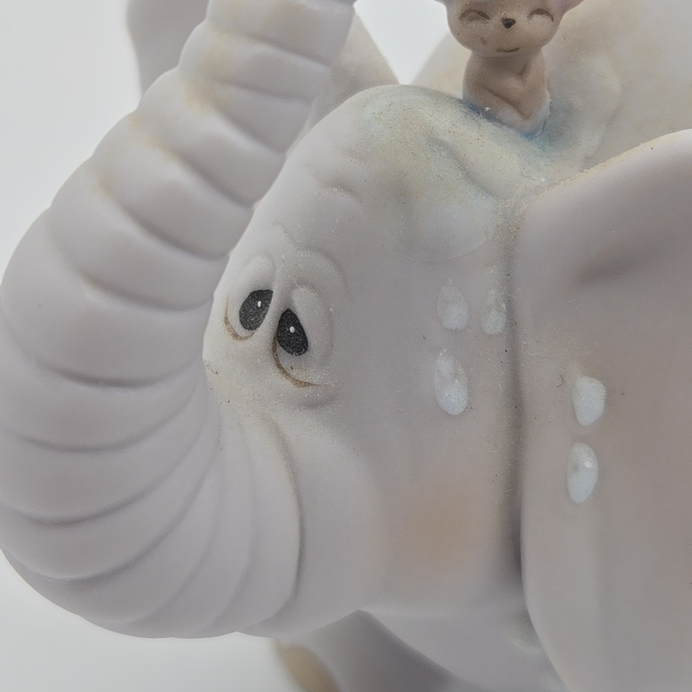 Precious‎ Moments Showers of Blessings Elephant Mouse Figurine 1987 Enesco - Picture 2 of 9